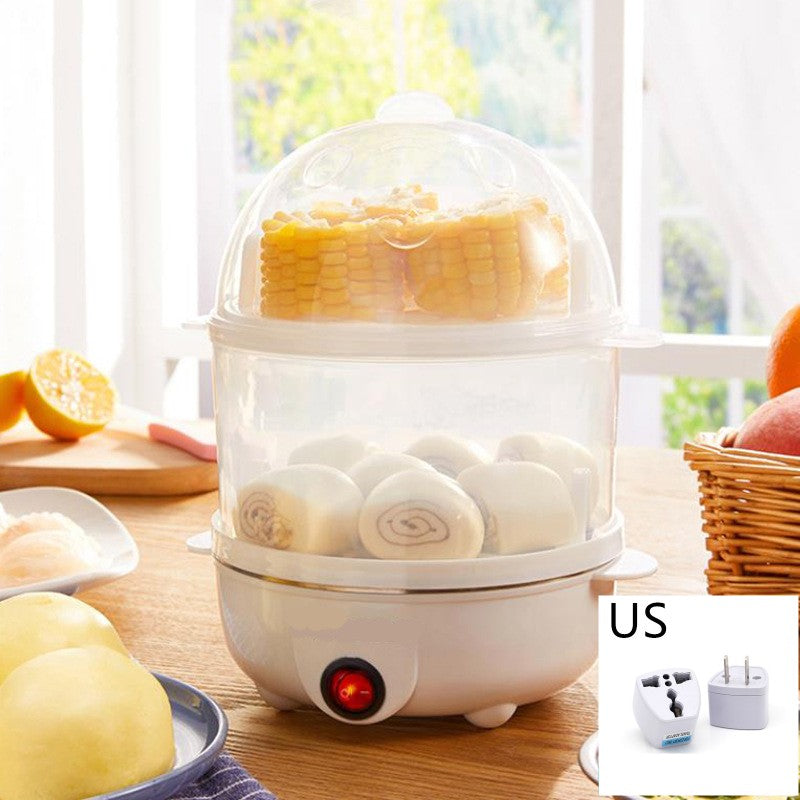 Double Layer Egg Poacher Household Multifunctional Stainless Steel Mini