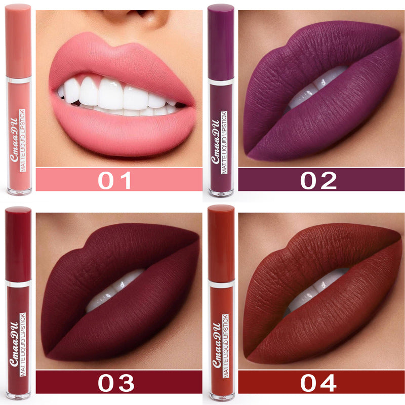 Women's Non-stick Waterproof Matte Lipstick 10pc box