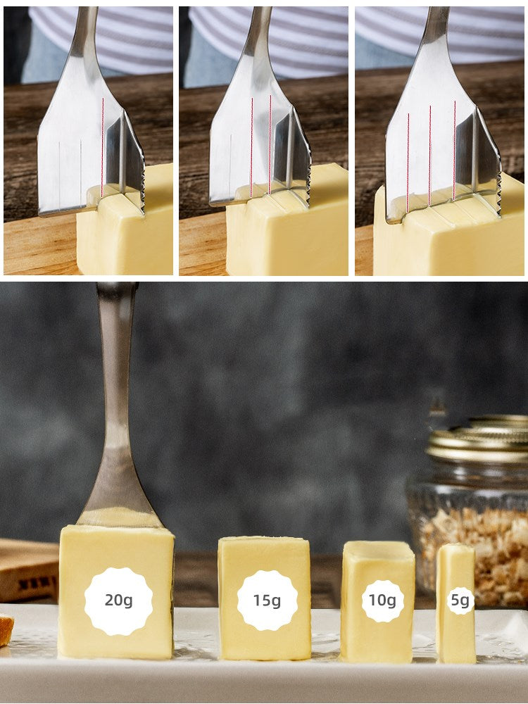 Pearl Life Cut Yellow Stainless Steel Cheese Spread Butter Knife