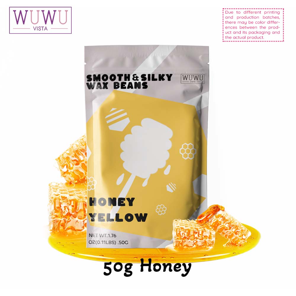 WUWUVISTA 50g Wax Beans Hair Removal Hard Wax Beads Depilatory Hot Waxing Beans For Wax Heater Waxing Warmer Painless For All Hair Types