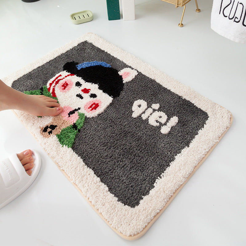 Floor Mat, Bathroom, Bedroom, Non-slip Absorbent Foot Mat