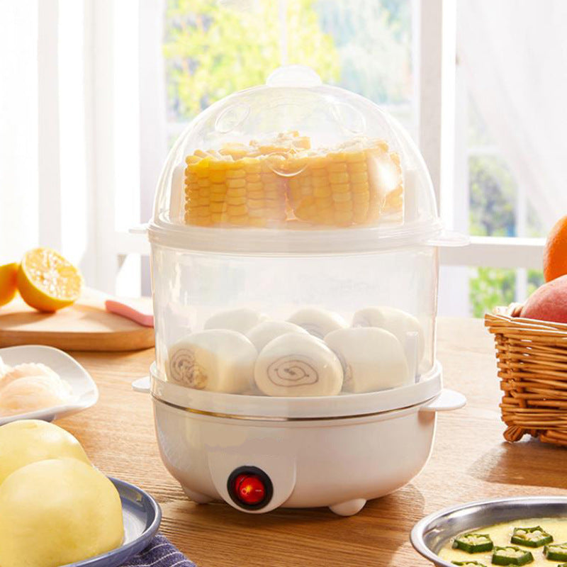Double Layer Egg Poacher Household Multifunctional Stainless Steel Mini