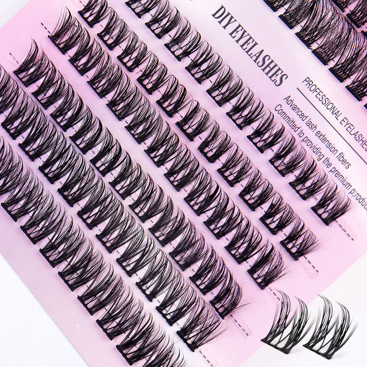 Lashes In Clusters - 12 Rows Of 150 Segmented