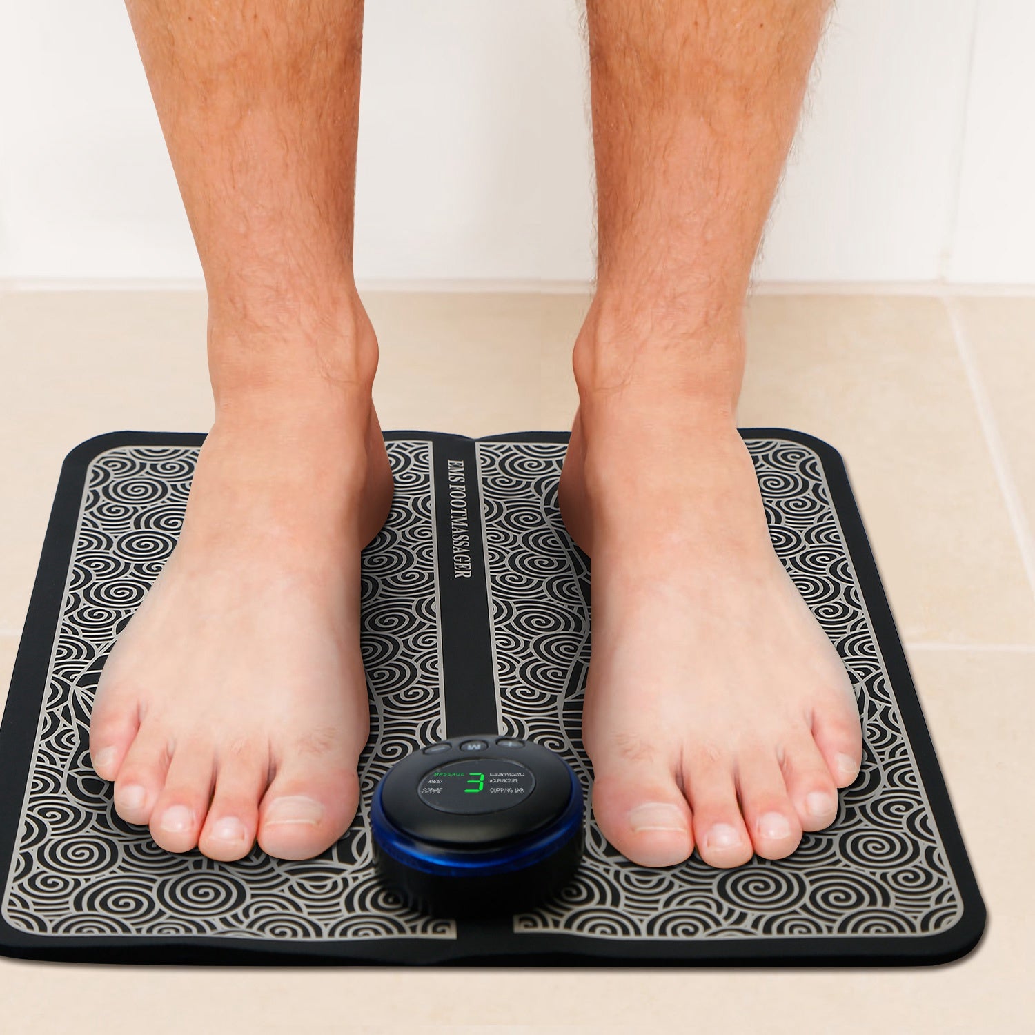 EMS Foot Massage Pad Electric Stimulator Massager Unit Rechargeable Leg Reshaping Muscle Battery Powered Type And Rechargeable Type Options