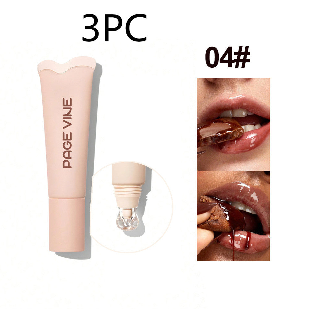 4-color Brightening Lip Balm Moisturizing Exfoliating Skin Long-Lasting Moisturizing Lip Gloss