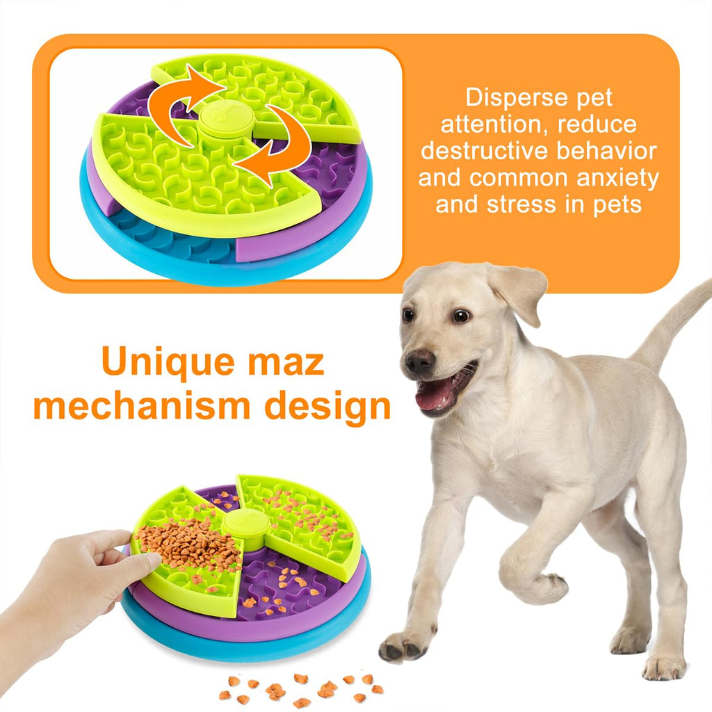 Puzzle Pet food bowl,3in1