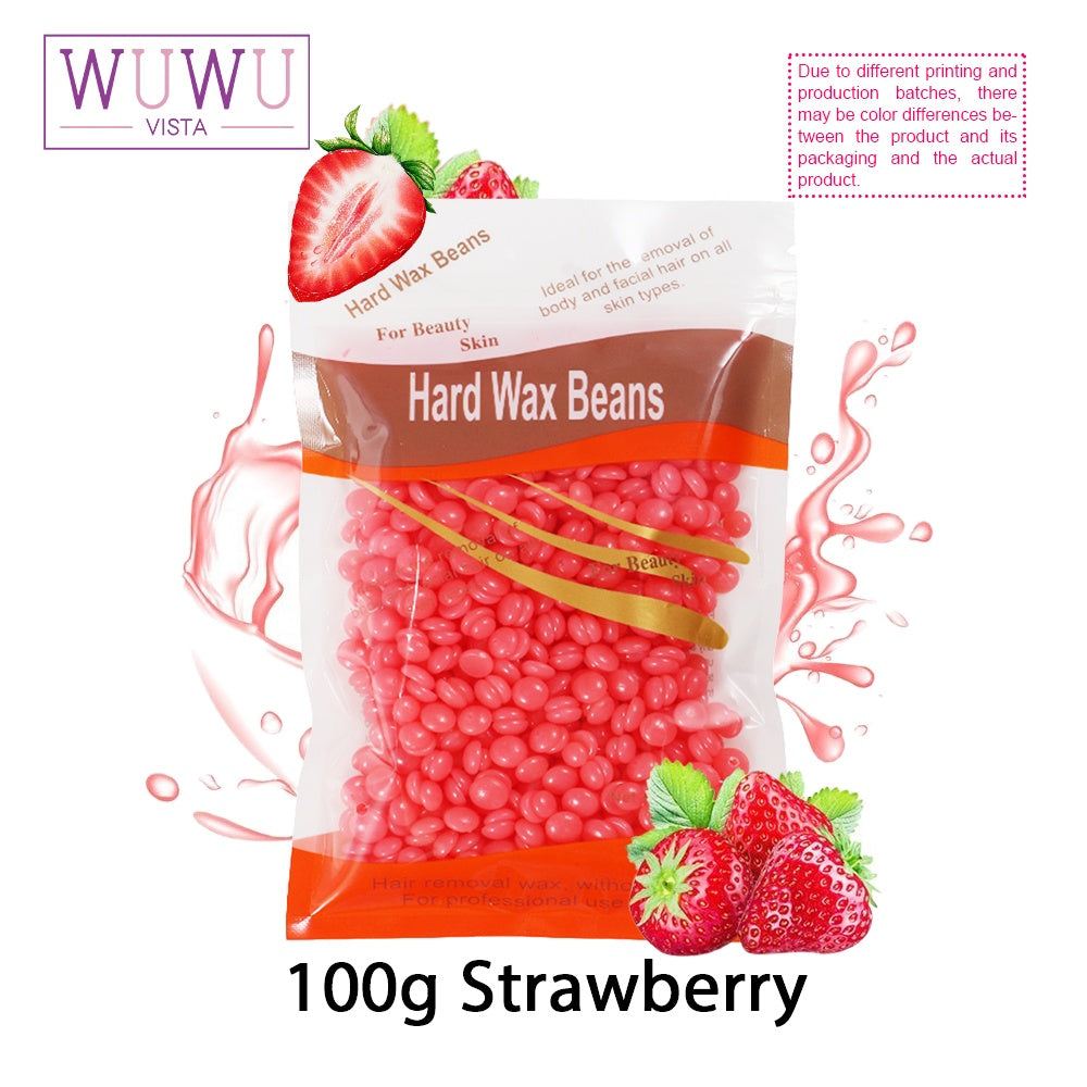 Wax Beans 3.52oz For Hair Removal, Brazilian Coarse Waxing For Bikini, Face, Eyebrow, Back, Chest, Legs, Armpit, At Home Waxing Beads For Women Men