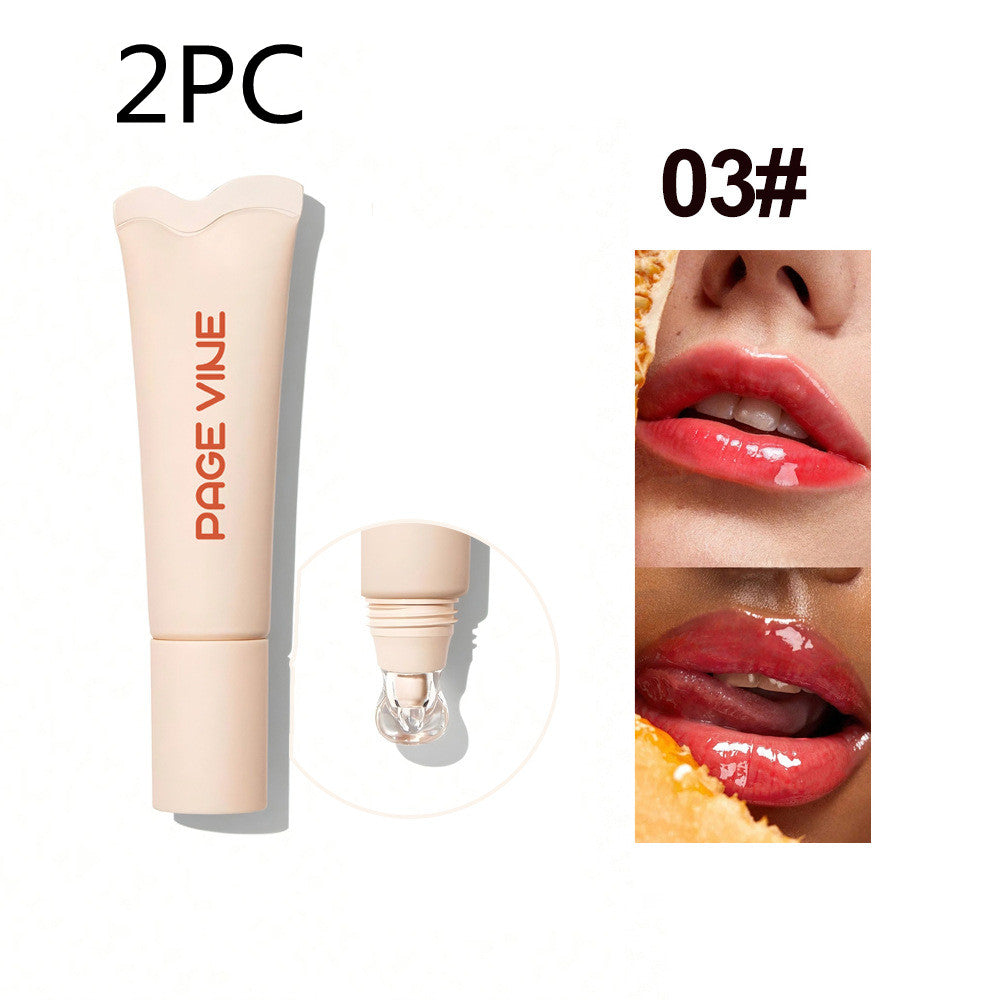 4-color Brightening Lip Balm Moisturizing Exfoliating Skin Long-Lasting Moisturizing Lip Gloss