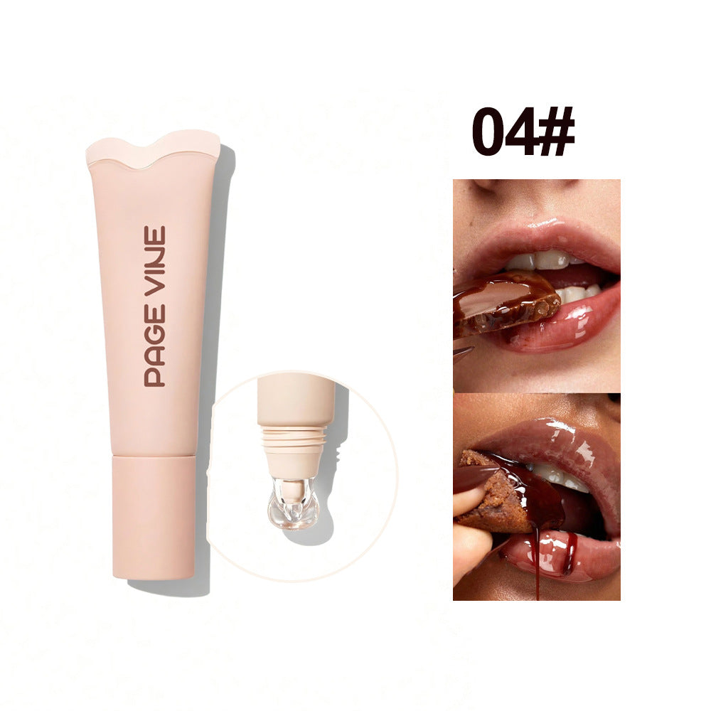 4-color Brightening Lip Balm Moisturizing Exfoliating Skin Long-Lasting Moisturizing Lip Gloss