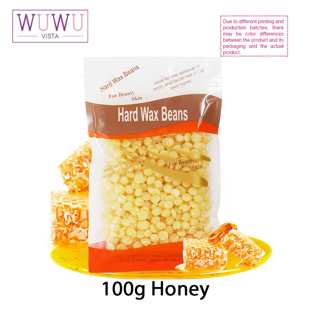 Wax Beans 3.52oz For Hair Removal, Brazilian Coarse Waxing For Bikini, Face, Eyebrow, Back, Chest, Legs, Armpit, At Home Waxing Beads For Women Men