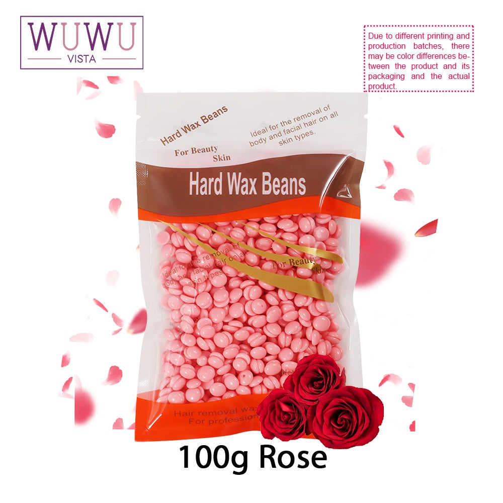 Wax Beans 3.52oz For Hair Removal, Brazilian Coarse Waxing For Bikini, Face, Eyebrow, Back, Chest, Legs, Armpit, At Home Waxing Beads For Women Men