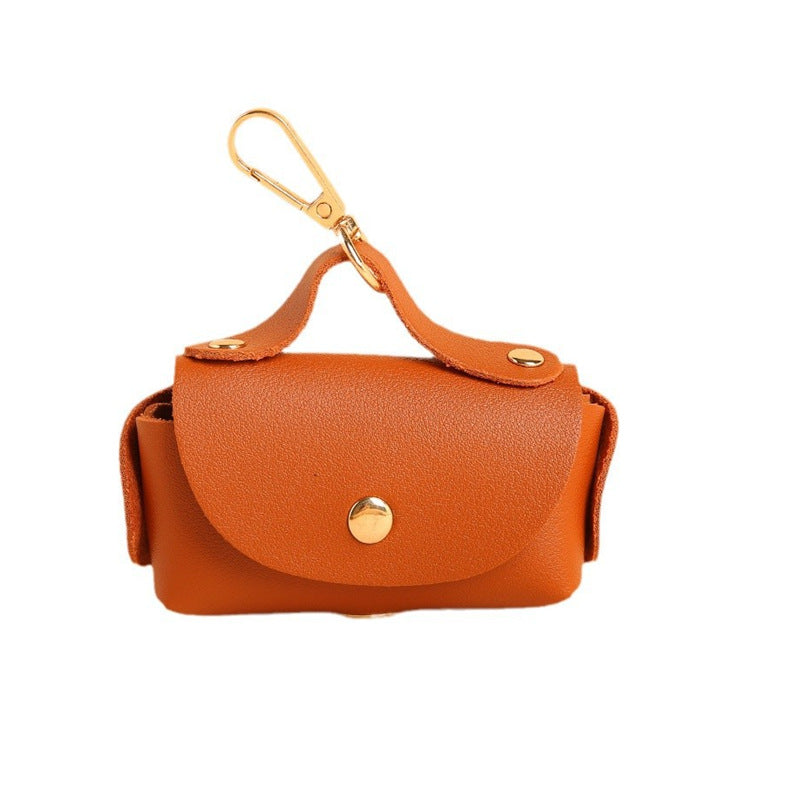 Portable PET Outing Leather Pooper Scooper Leather Case