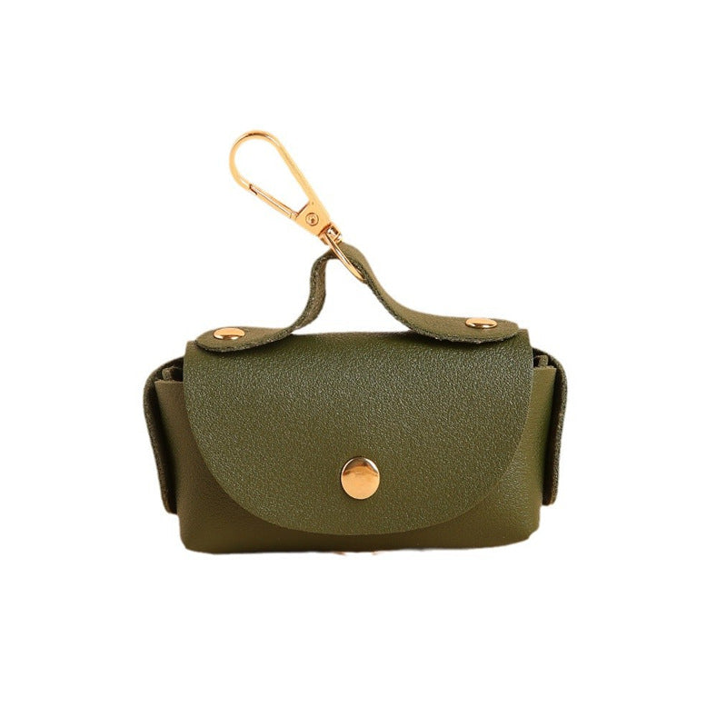 Portable PET Outing Leather Pooper Scooper Leather Case