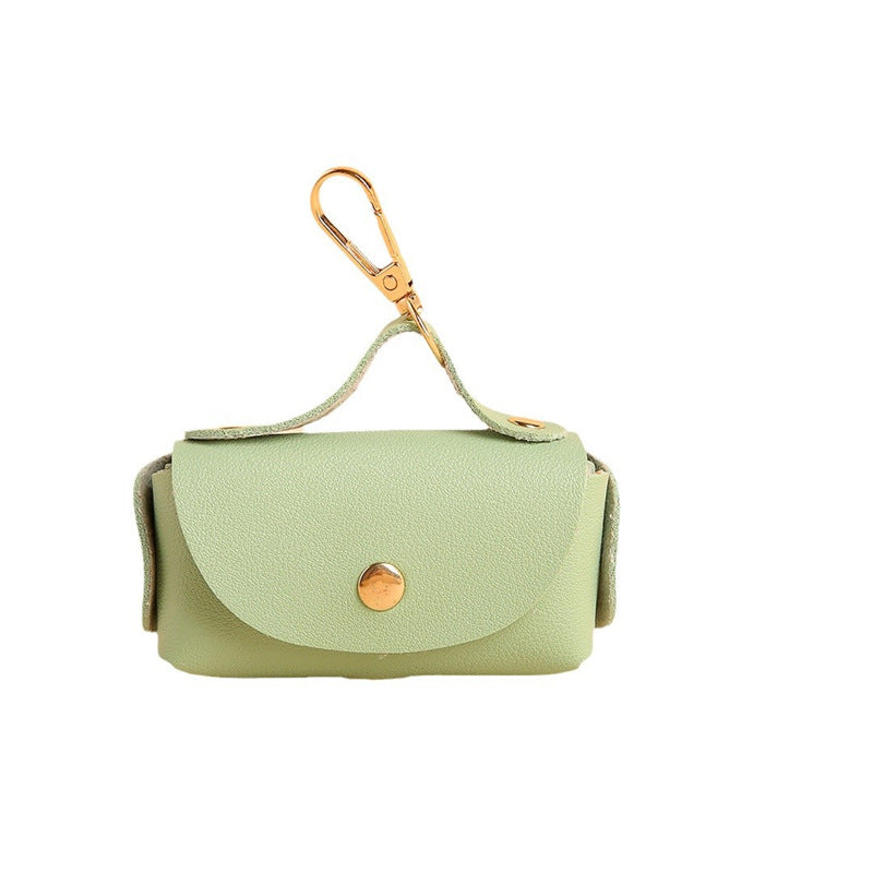 Portable PET Outing Leather Pooper Scooper Leather Case