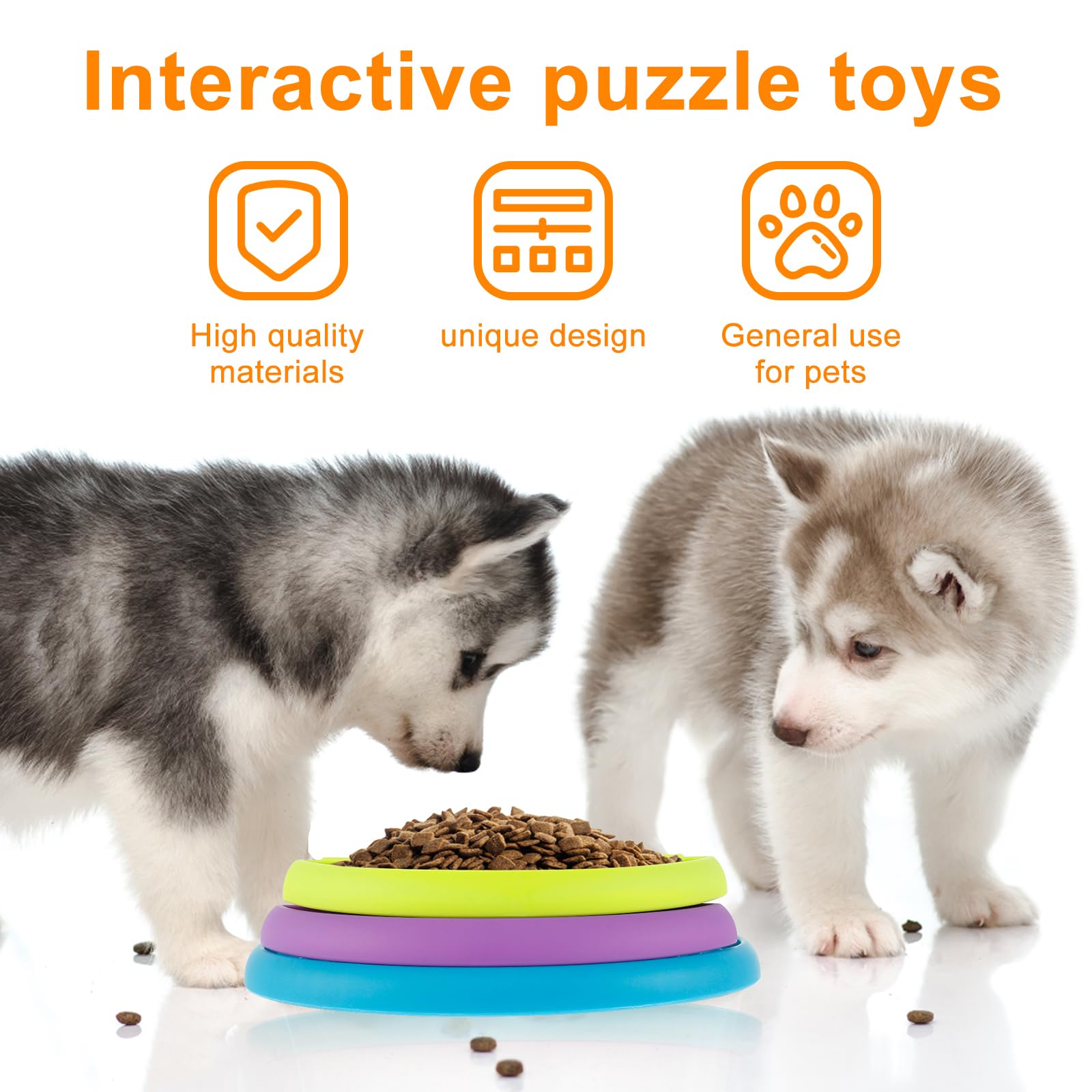 Puzzle Pet food bowl,3in1