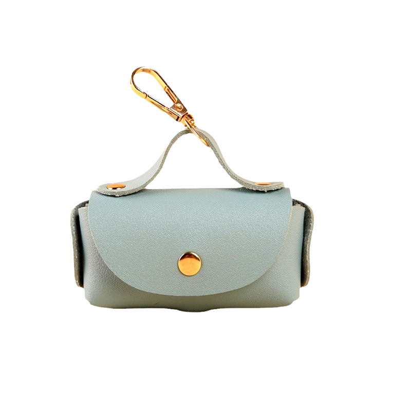 Portable PET Outing Leather Pooper Scooper Leather Case