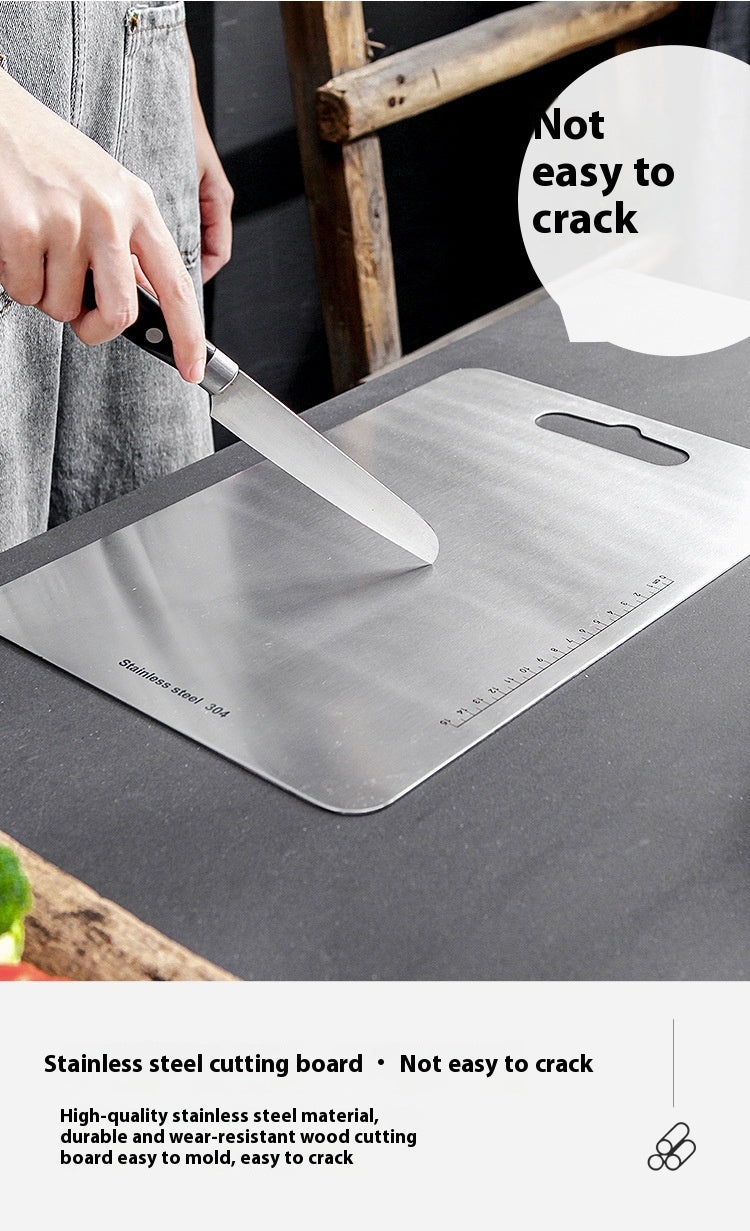 Household Stainless Steel Cutting Board Cut Vegetables