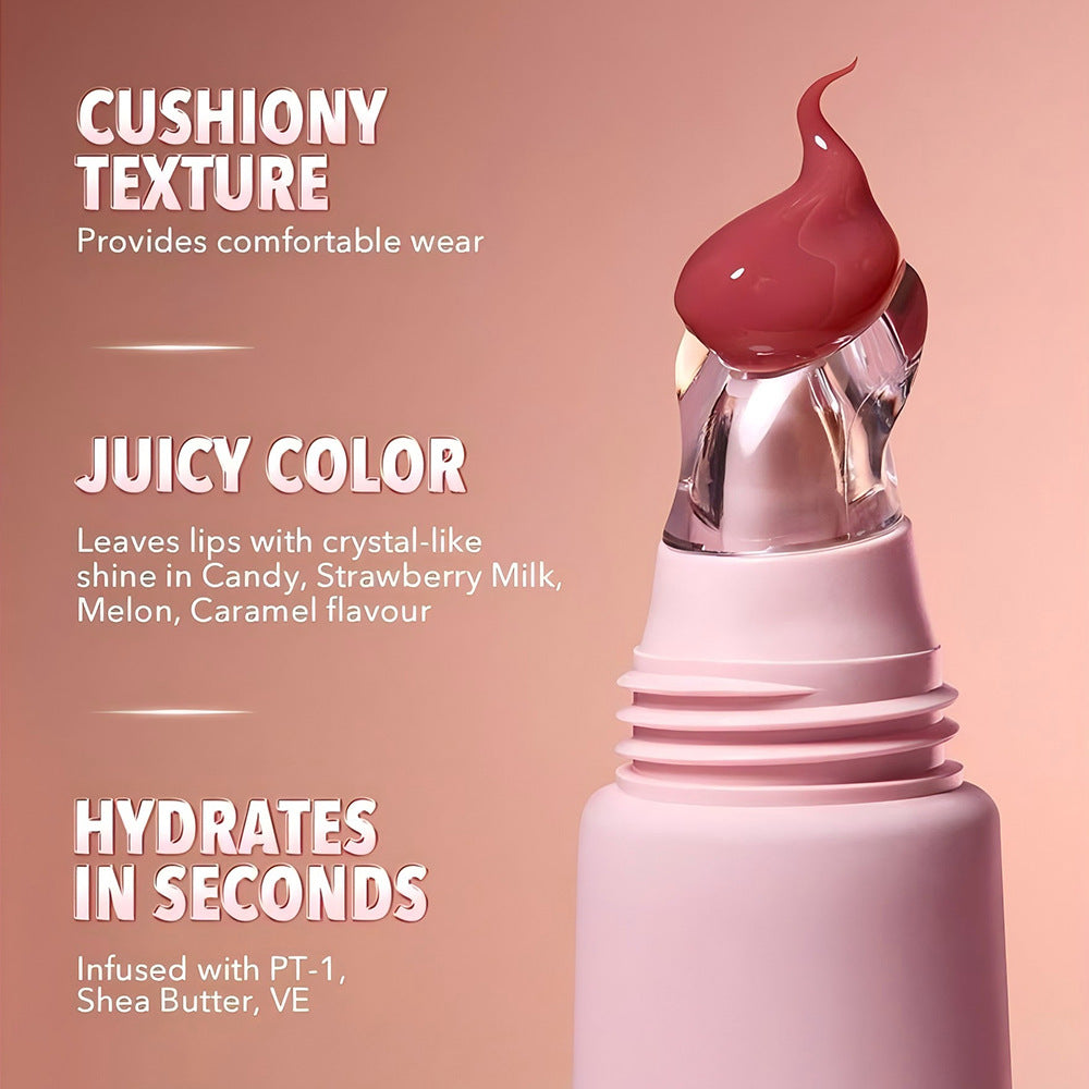 4-color Brightening Lip Balm Moisturizing Exfoliating Skin Long-Lasting Moisturizing Lip Gloss