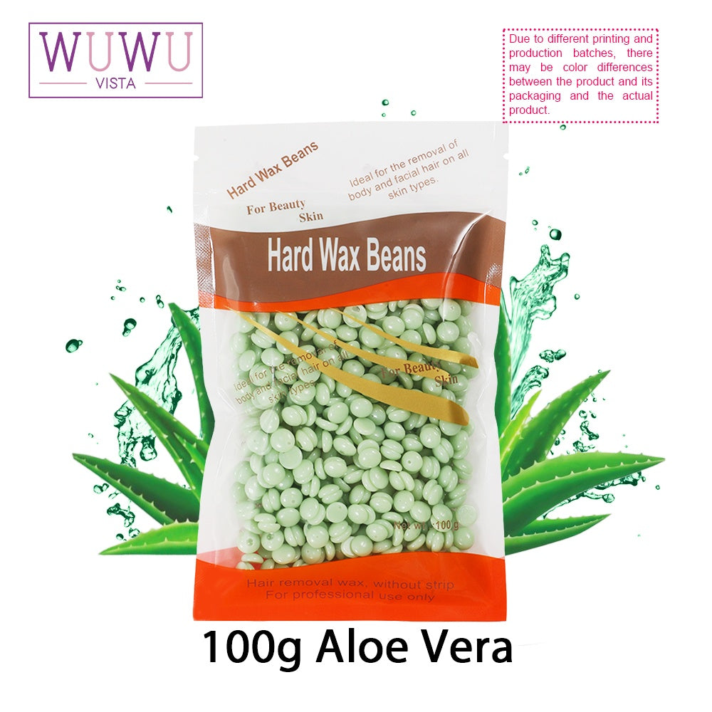Wax Beans 3.52oz For Hair Removal, Brazilian Coarse Waxing For Bikini, Face, Eyebrow, Back, Chest, Legs, Armpit, At Home Waxing Beads For Women Men