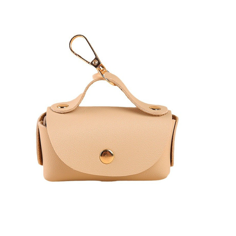 Portable PET Outing Leather Pooper Scooper Leather Case