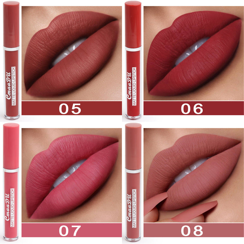 Women's Non-stick Waterproof Matte Lipstick 10pc box