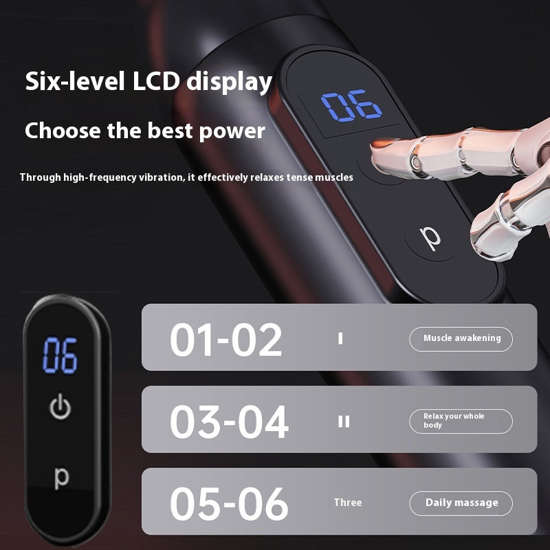 Electric Massage Gun Elbow Long Handle Multifunctional Massager