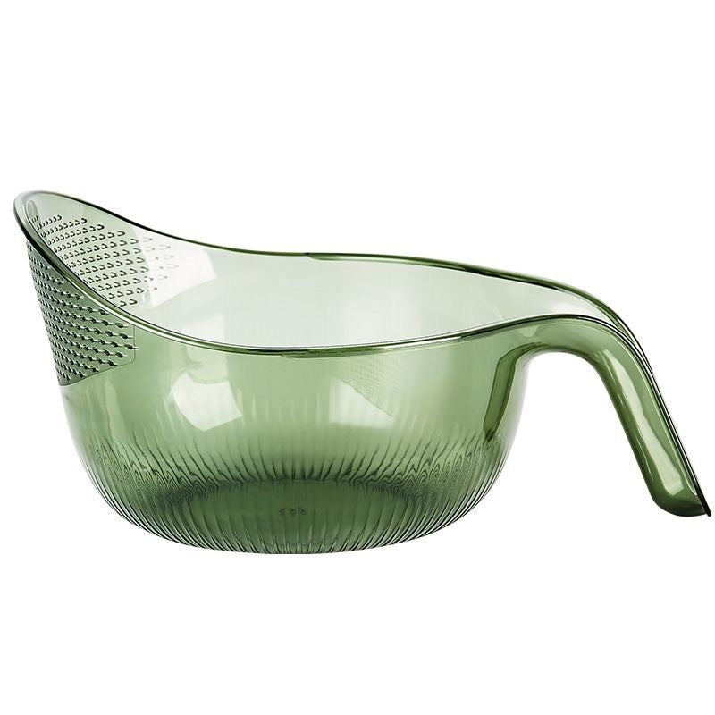 Multifunctional Drain Basket Rice Washing Blue Kitchen Vegetable Basin Sub Fruit Basket