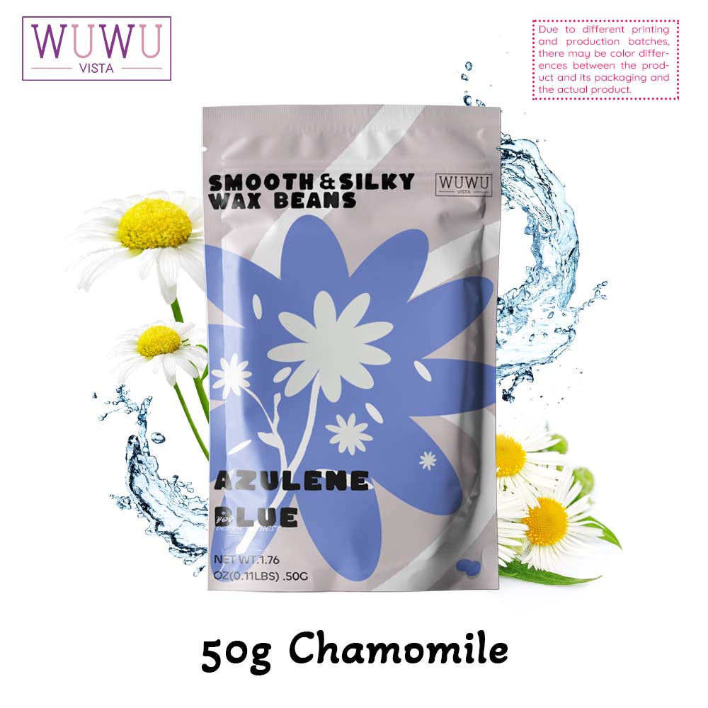 WUWUVISTA 50g Wax Beans Hair Removal Hard Wax Beads Depilatory Hot Waxing Beans For Wax Heater Waxing Warmer Painless For All Hair Types