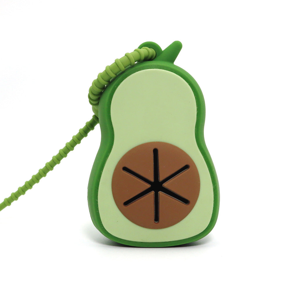 Silicone Pooper Scooper Dog Waste Bag Feces Avocado Clip