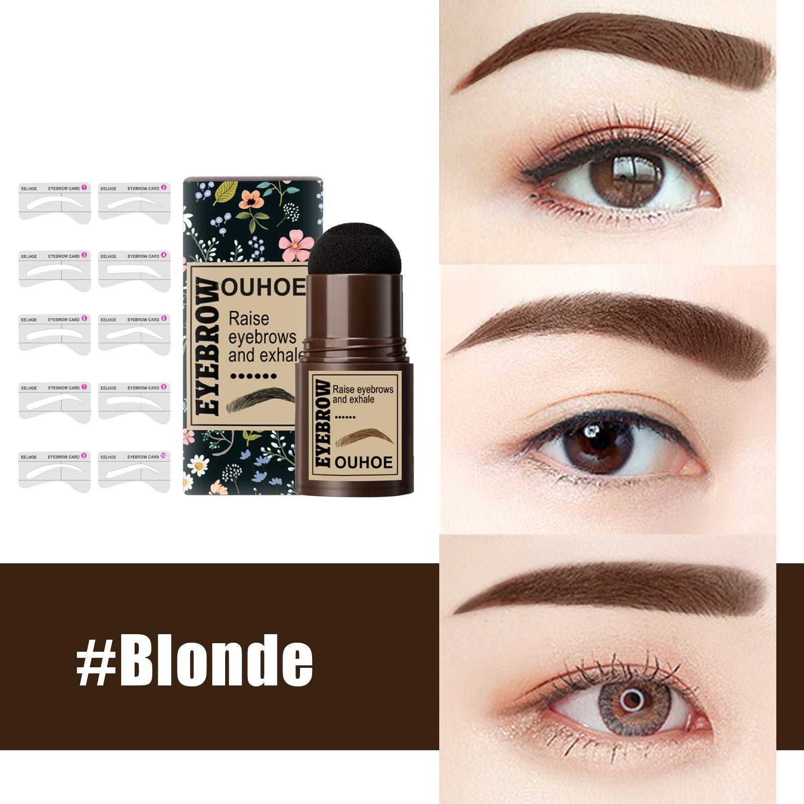 Eyebrow Stamp Powder Stick Thrush Eyebrow Print Hairline Sculpting Contour