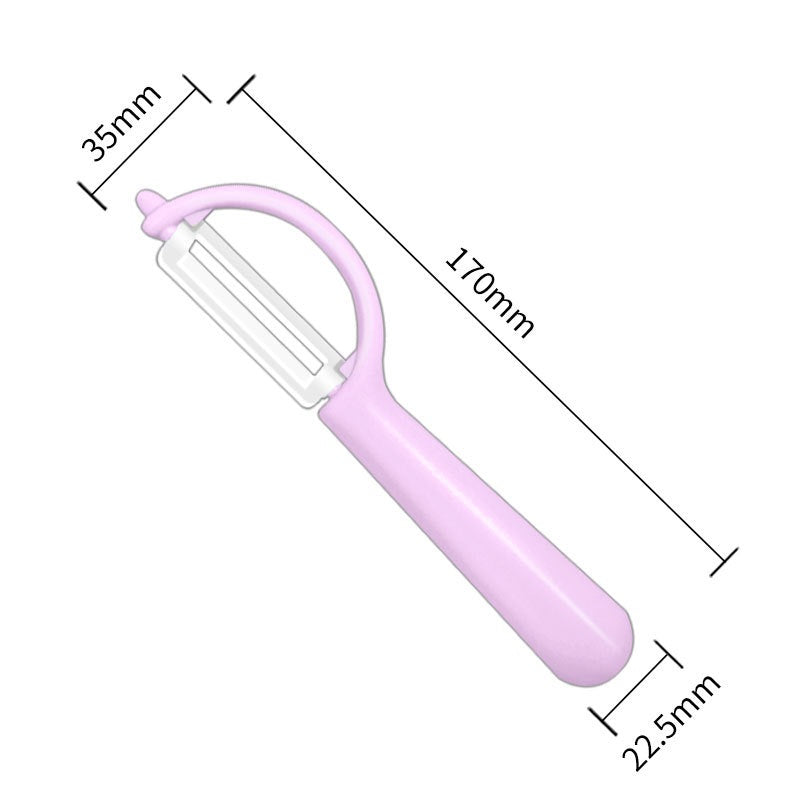 Ceramic Household Vegetable Potato Peeler Kitchen Multi-functional Melon And Fruit Peeling Plane
