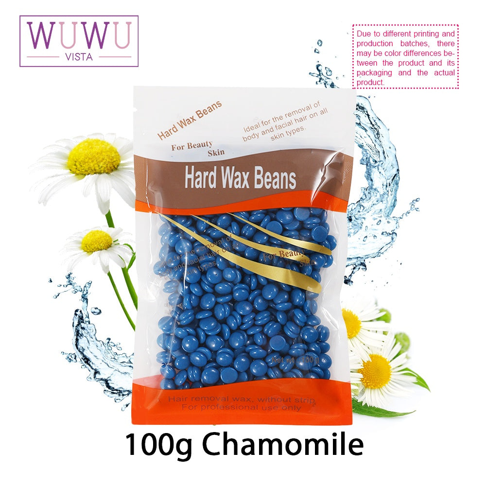 Wax Beans 3.52oz For Hair Removal, Brazilian Coarse Waxing For Bikini, Face, Eyebrow, Back, Chest, Legs, Armpit, At Home Waxing Beads For Women Men