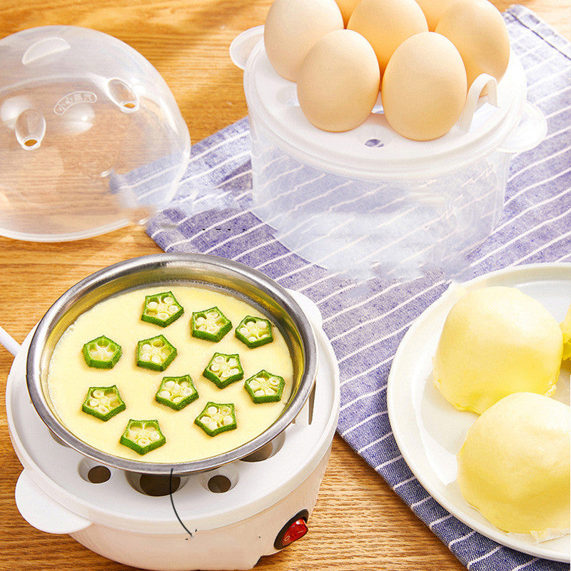 Double Layer Egg Poacher Household Multifunctional Stainless Steel Mini